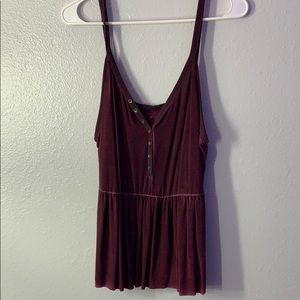 Maroon tank top